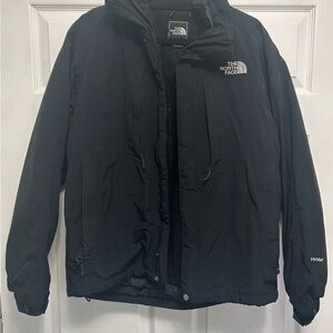 The North Face HyVent Men's Black Waterproof Jacket w/ Detachable Fleece Insert